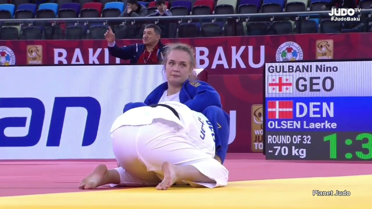 Nino GULBANI 🇬🇪 🆚️ Laerke OLSEN 🇩🇰 | 1 раунд/-70кг | Большой Шлем Баку 2024