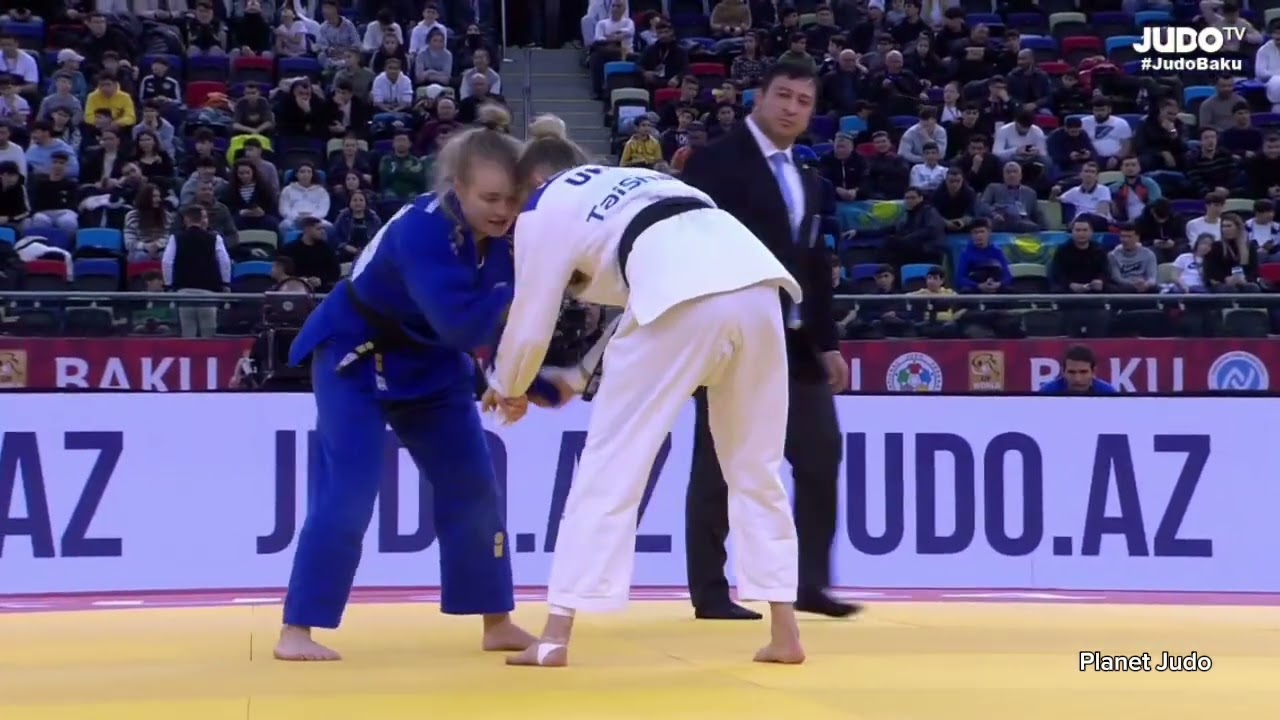 Daria BILODID (UKR) 🆚️ Pihla SALONEN (FIN) | 2 раунд/-57кг | Большой Шлем Баку 2024
