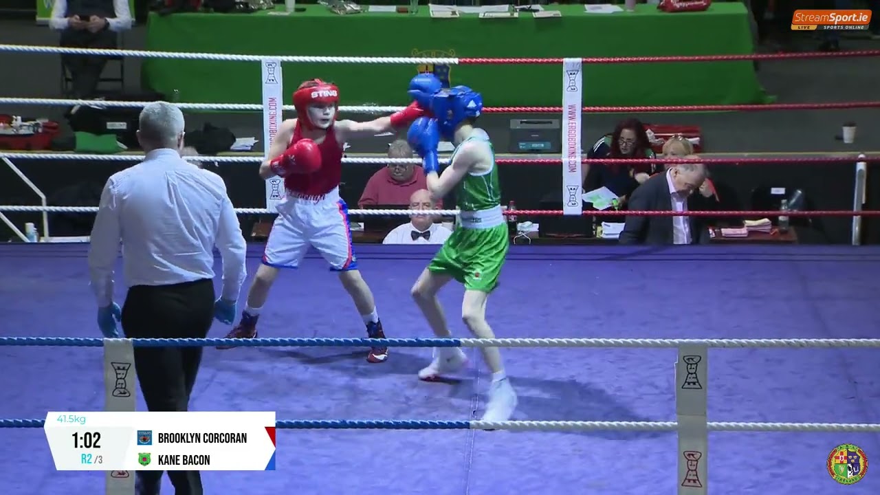 2024 National BG3 Championship: 41.5kg Brooklyn Corcoran (Titans) v Kane Bacon (Saints) background