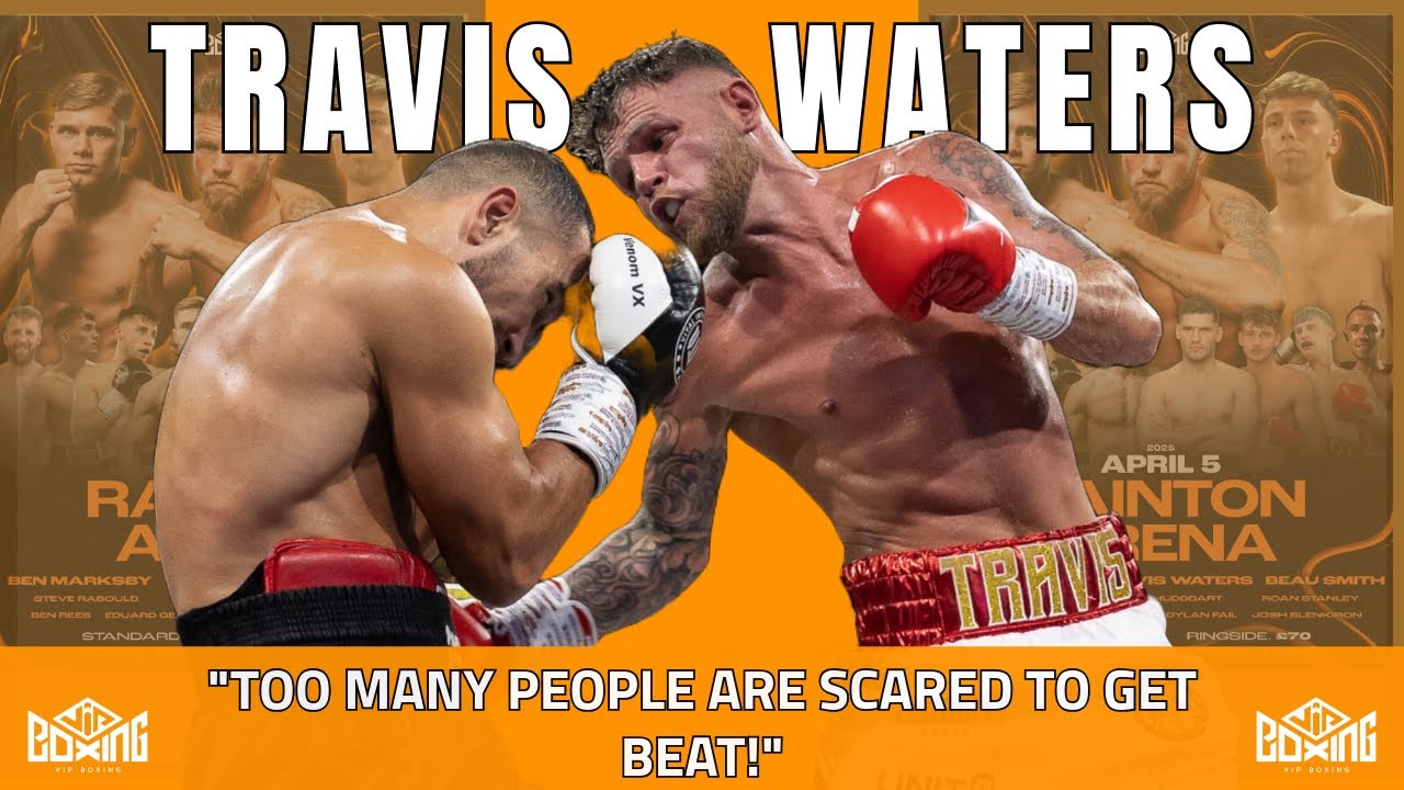 TOO MANY PEOPLE ARE SCARED TO GET BEAT! |Travis Waters headlines Rainton Arena on April 5th