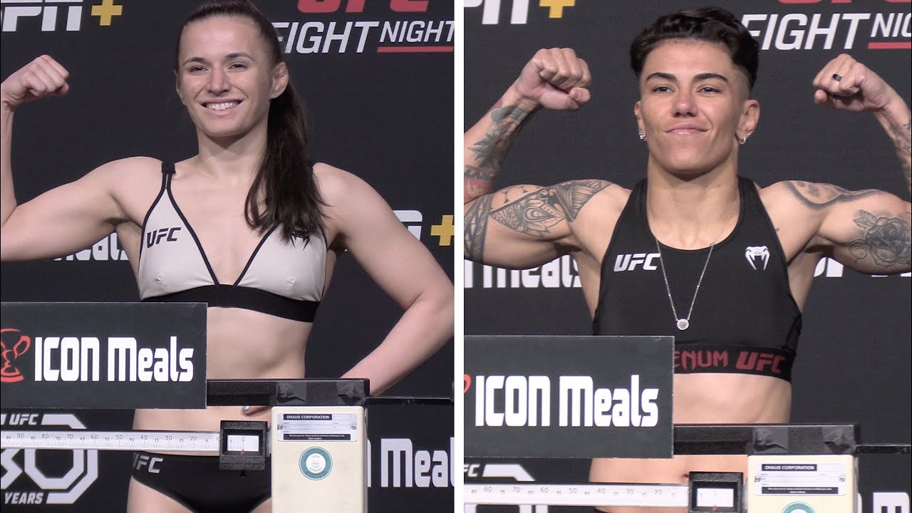 UFC Vegas 69 WEIGH-INS: Andrade vs Blanchfield