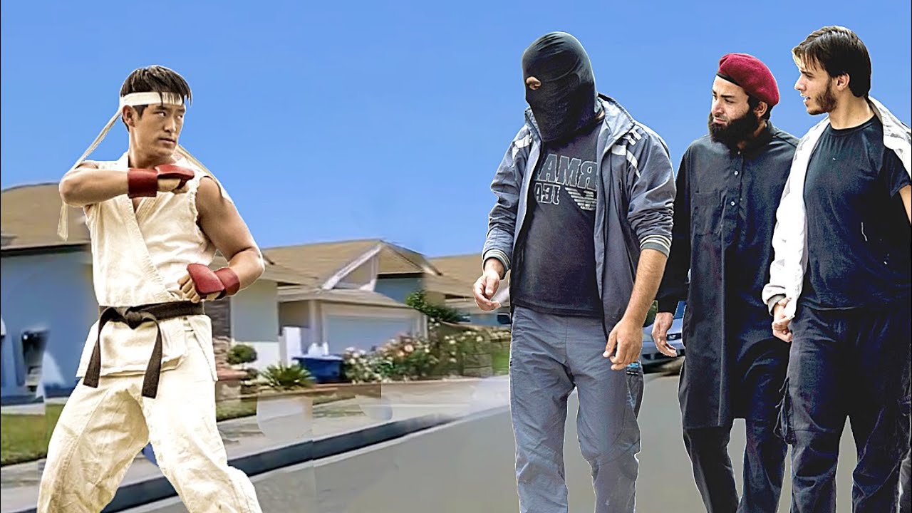 Hapkido Master vs Bullies | Hapkido in the Street background