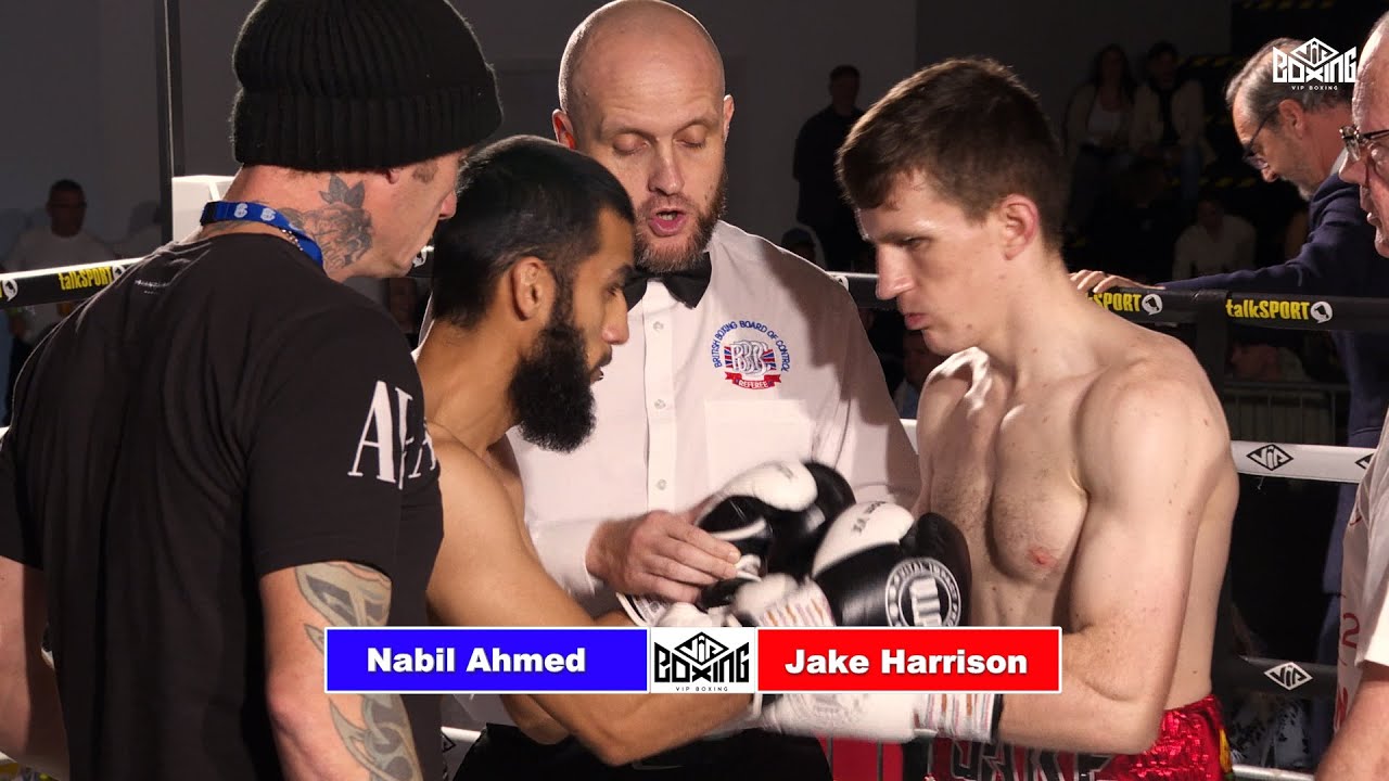 JAKE HARRISON V NABIL AHMED - FULL FIGHT Farnworth 19th October 2024 background