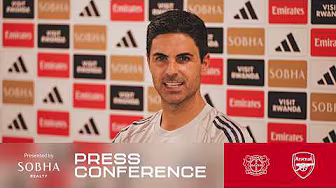 PRESS CONFERENCE | Mikel Arteta on Bayer Leverkusen | Saliba, Calafiori & Trossard updates | UCL