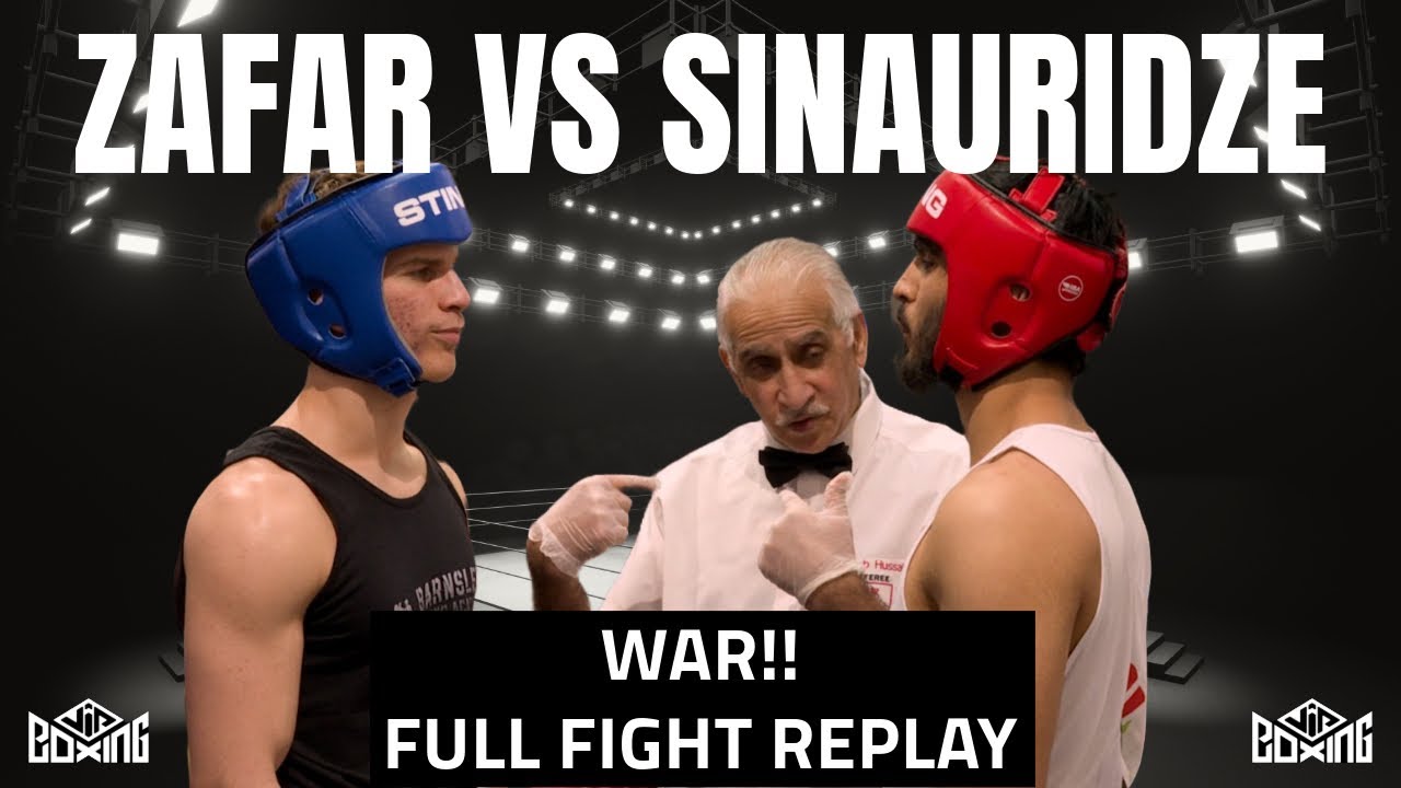 WAR!! | Ismaail Zafar v Thomas Sinauridze | Fight of the Night | Premier Boxing Club's Home Show background