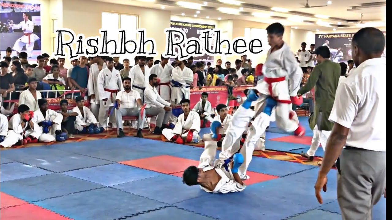 Rishbh Rathee Haryana state karate championship with noobs