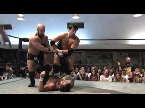 Candice LeRae & Joey Ryan vs Alex Reynolds & John Silver | PWG Tag Team Intergender Wrestling Match background