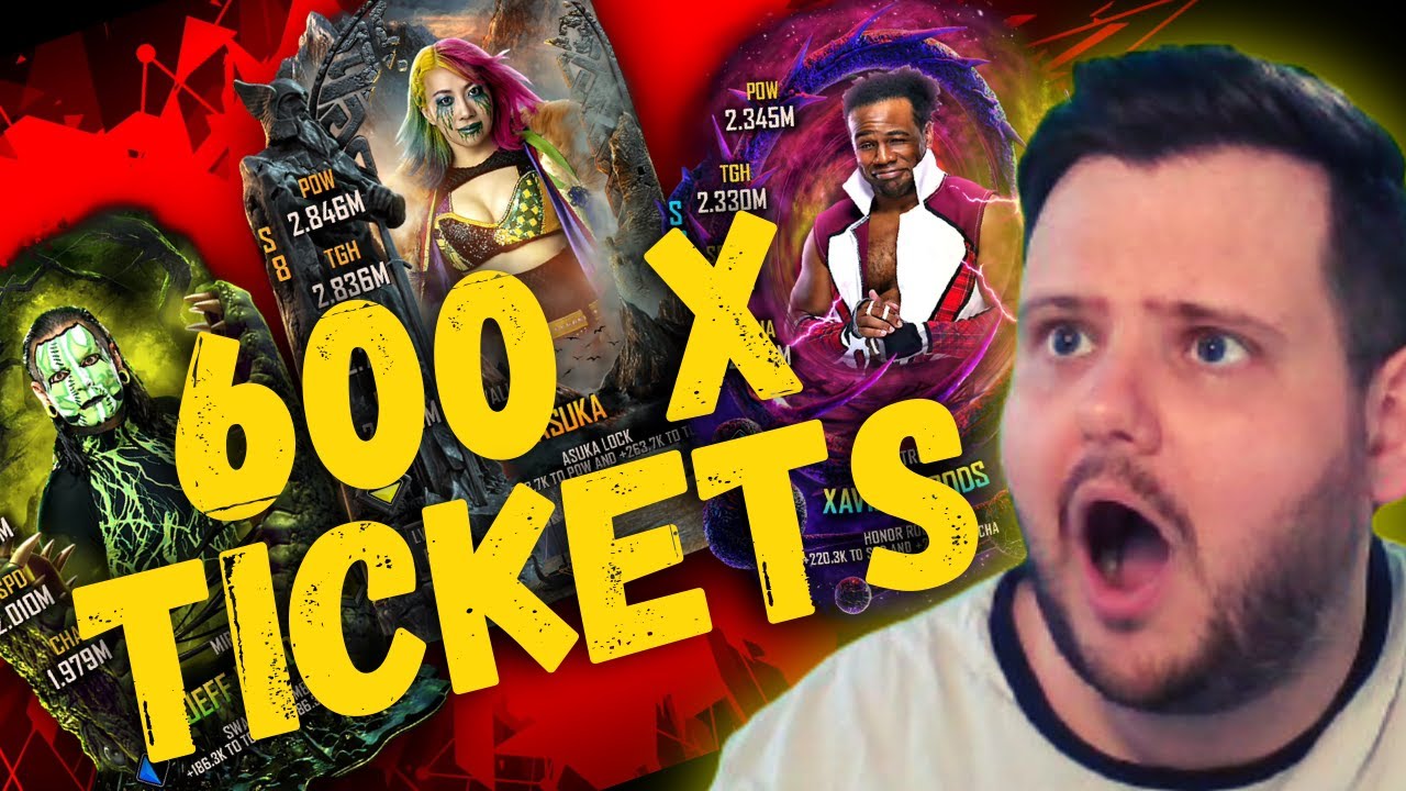 600 x TICKETS ROYAL RUMBLE 2022 PACKS! WWE Supercard backdrop