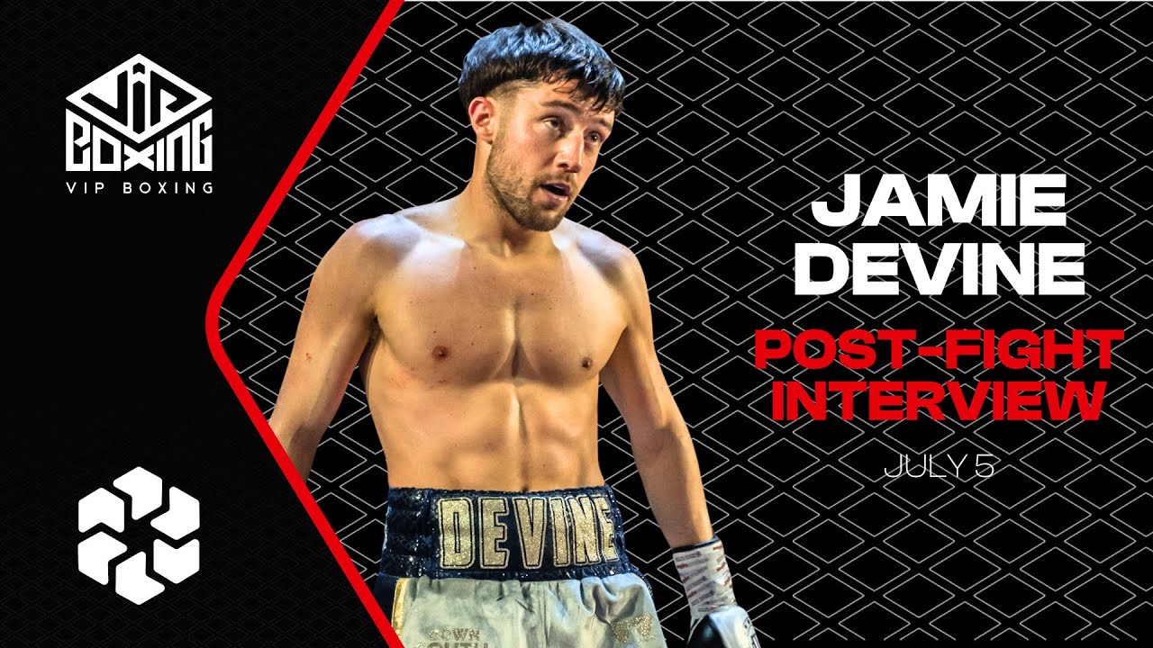 JAMIE DEVINE | Post-Fight Interview | July 5
