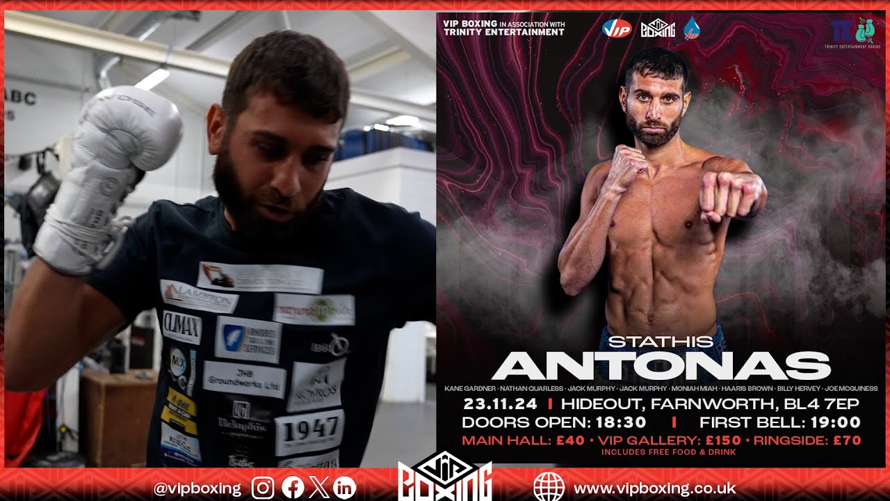 IT WAS LIKE MY WORLD TITLE FIGHT - Stathis Antonas on fightinhg former world champion Maxi Hughes backdrop