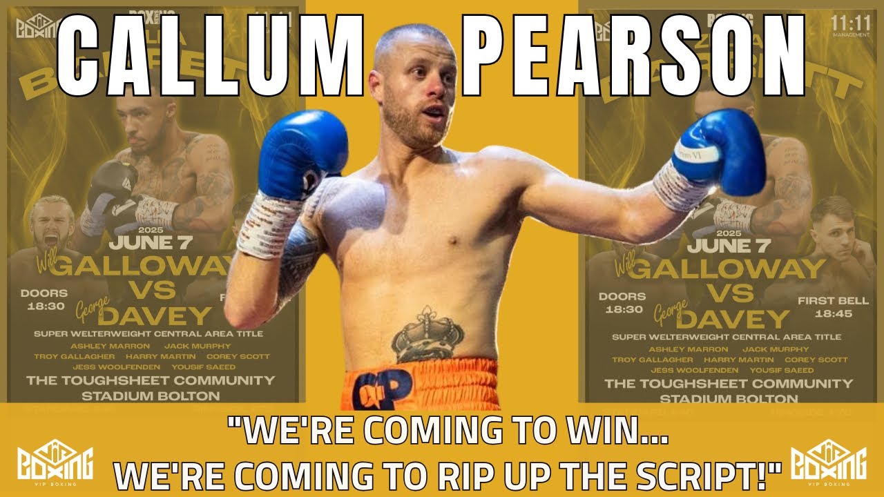 WE’RE COMING TO WIN… WE’RE COMING TO RIP UP THE SCRIPT! | Callum Pearson on Ashley Marron background