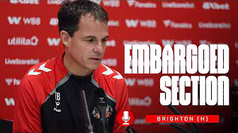 Brighton Press Conference | Embargoed Section