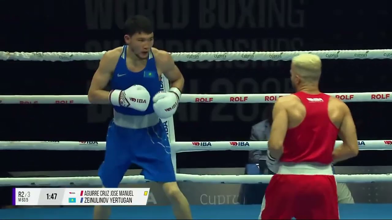 Ertugan Zeinullinov (KAZ) vs. José Aguirre (PUR) IBA World Championships 2025 (63kg)