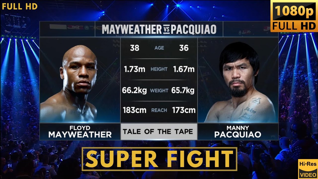 FLOYD MAYWEATHER (USA) vs MANNY PACQUIAO (PHILIPPINES) SUPER FIGHT