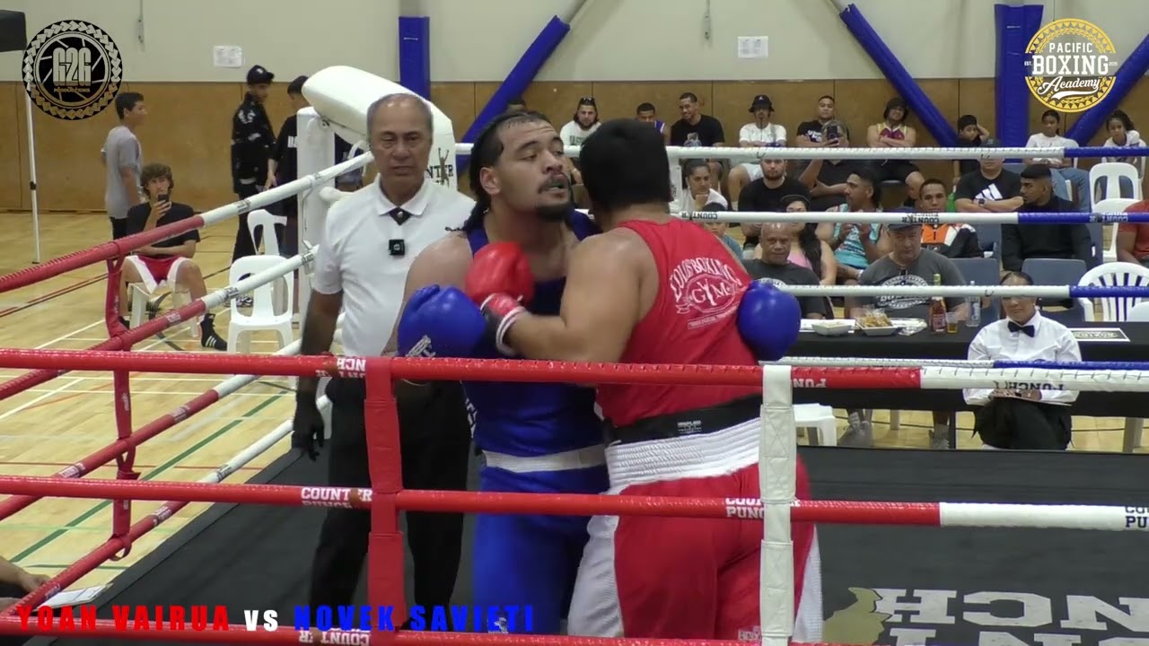 PACIFIC BOXING ACADEMY EVENT: YOAN VAIRUA vs NOVEK SAVIETI - Amateur Boxing Bout