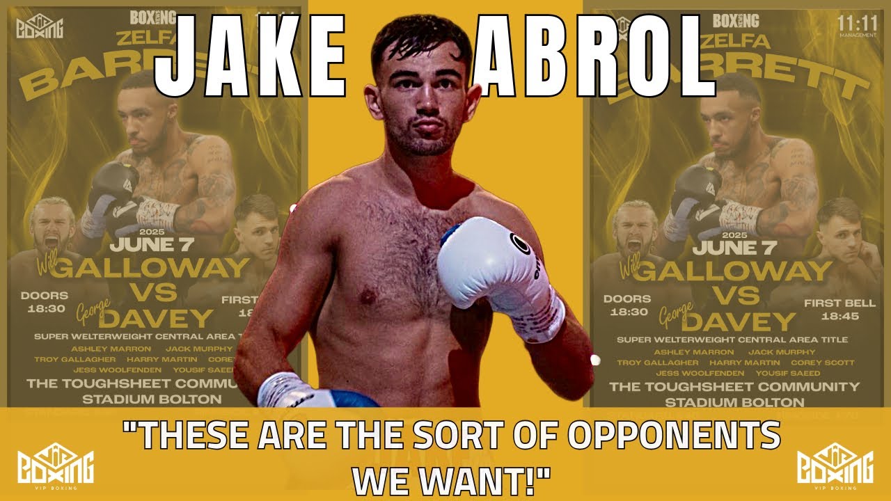 THESE ARE THE SORT OF OPPONENTS WE WANT! | Jake Abrol vs Ramiro Garcia Lopez on June 7