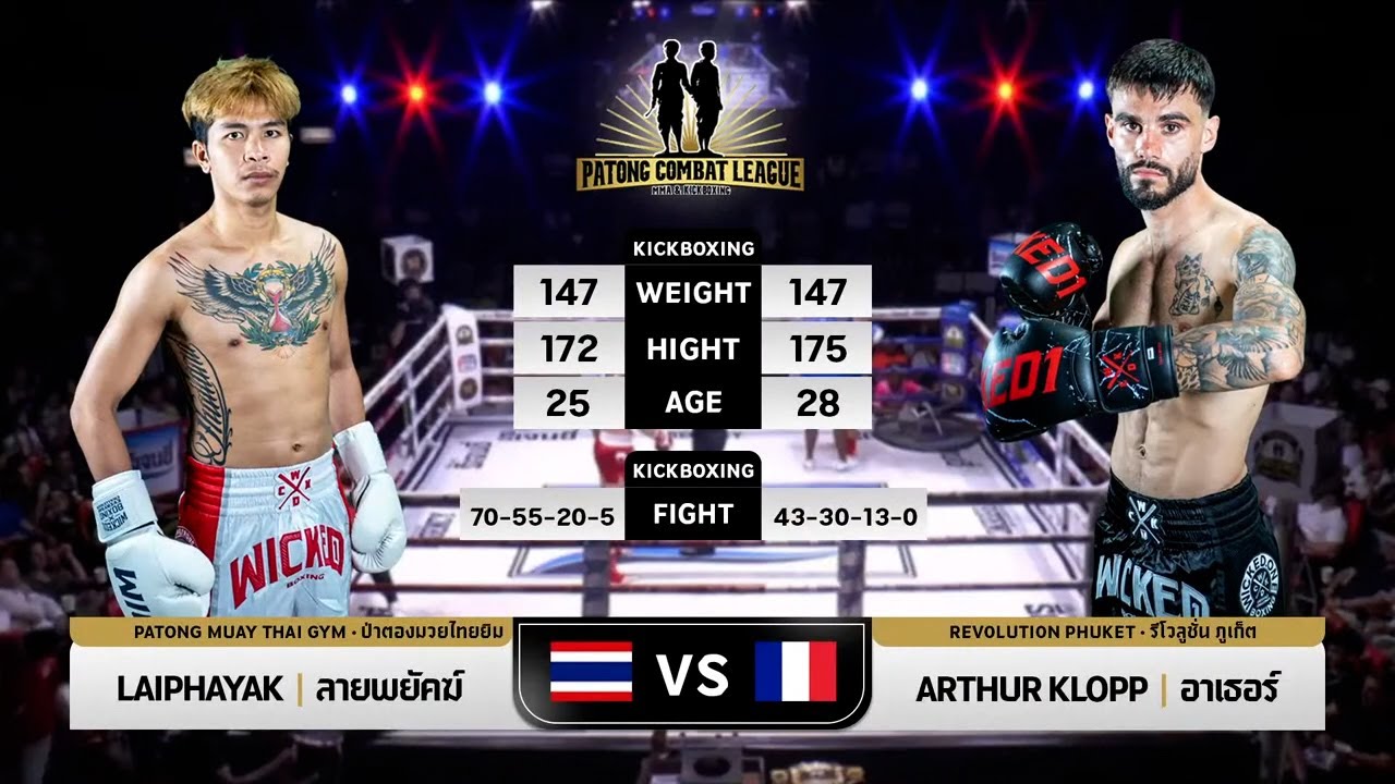 LAIPAYAK VS ARTHUR KLOPP (PATONG COMBAT LEAGUE MMA & KICK BOXING 12 JANUARY 2025) background