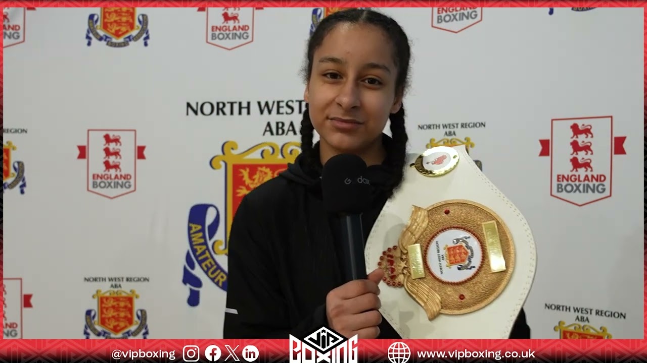 Winners Interview | Aaliyah Seema | 57kg | North West Regional Champion background