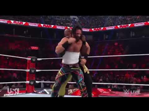 Seth Rollins Wins US Title, WWE Raw, October 10 2022 background