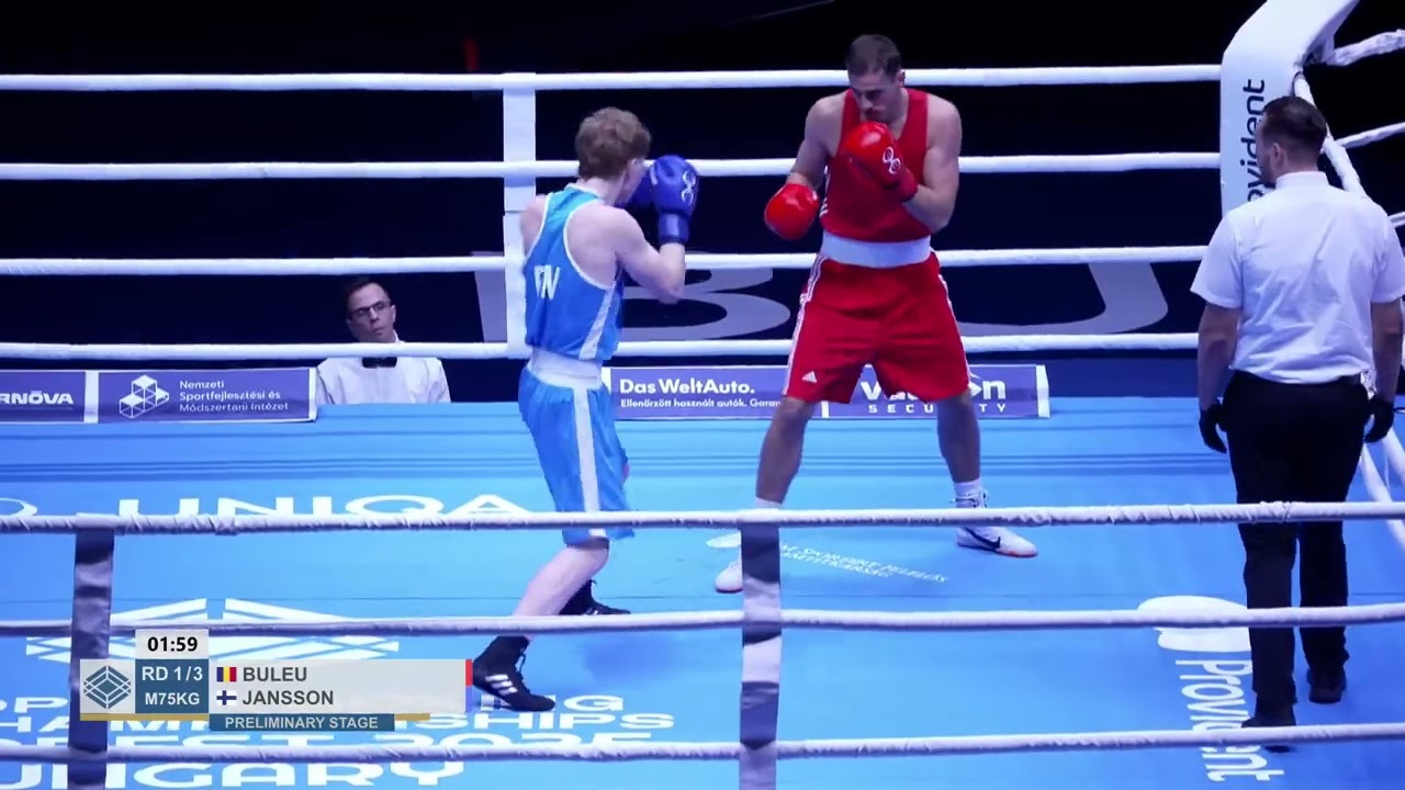 Alexandru Buleu (ROU) vs. Unto Jansson (FIN) European U23 Championships 2025 (75kg)