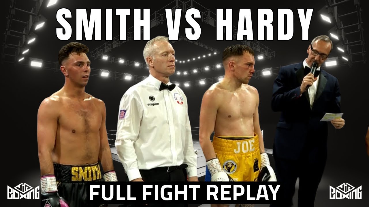 Full Fight Replay | Beau Smith v Joe Hardy | Sunderland Live Arena background