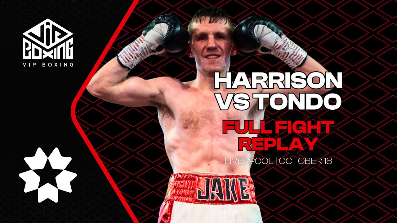 Jake Harrison v Charles Tondo | Full Fight Replay | October 18 background