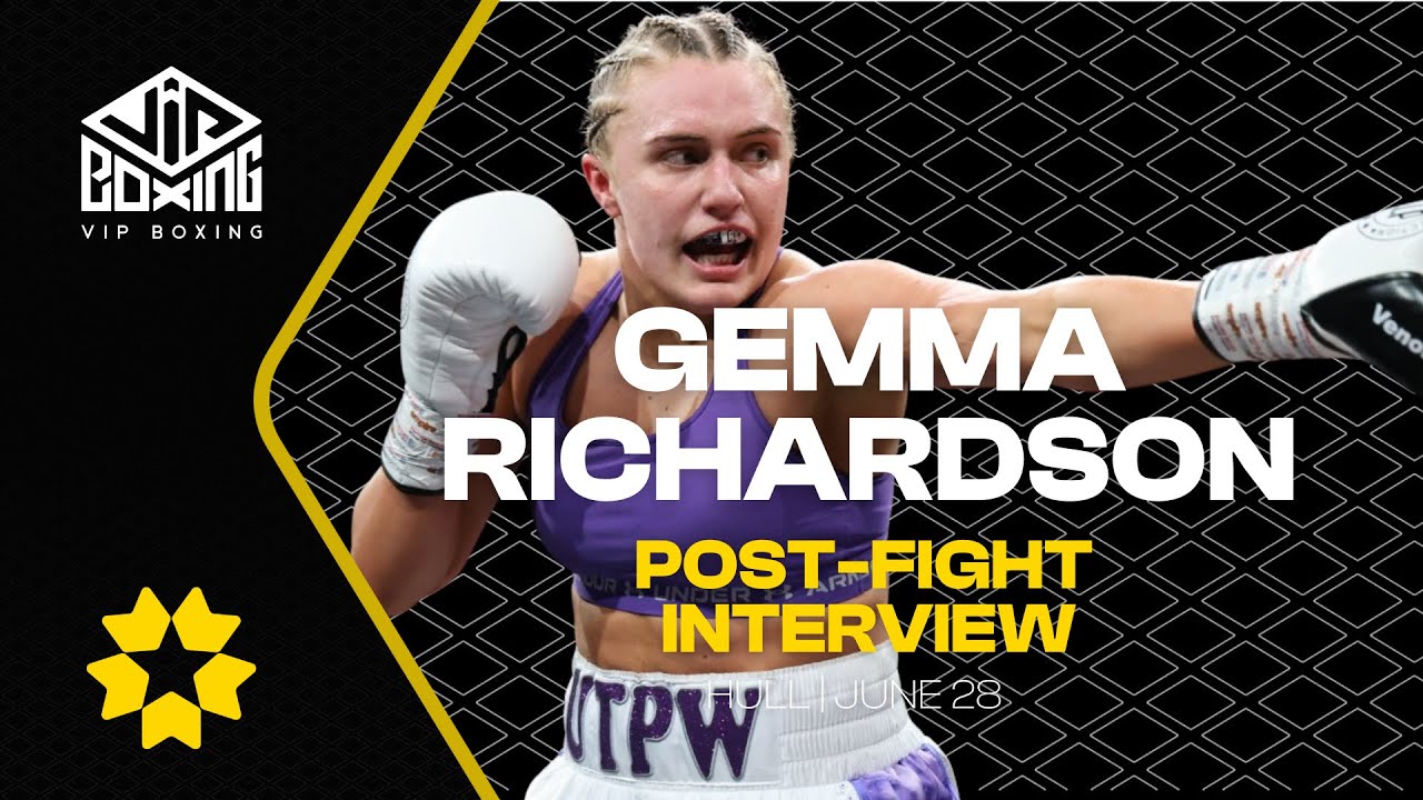 Post-Fight Interview | Gemma Richardson | Hull | June 28