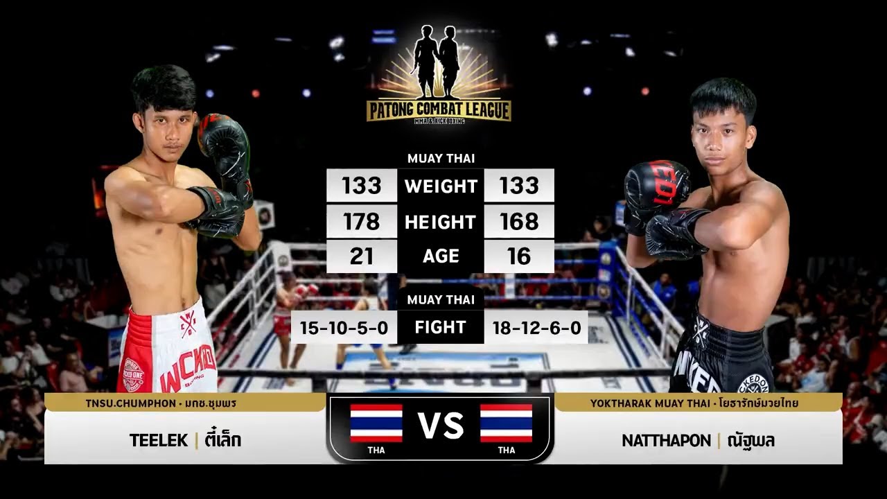 TEELEK TNSUCHUMPHON VS NATTHAPON YOTHARAKMUAYTHAI PATONG COMBAT LEAGUE MMA & KICK BOXING 11 MAY 2025