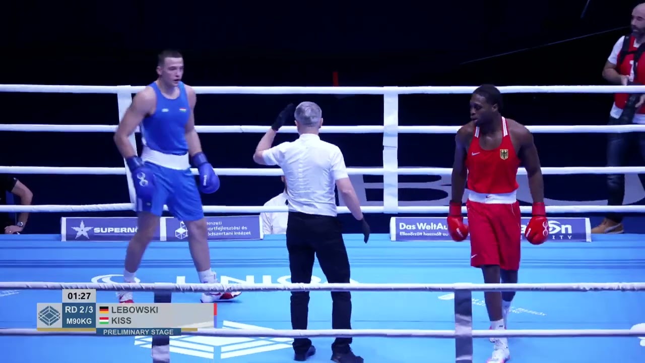 Kevin Lebowski (GER) vs. Milán Kiss (HUN) European U23 Championships 2025 (90kg)