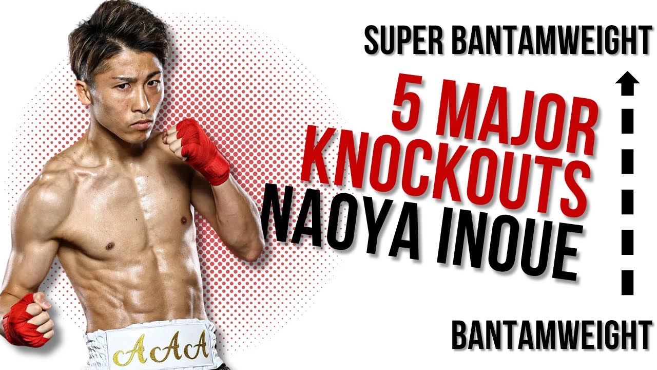 THE 5 MAJOR KNOCKOUTS THAT TOOK NAOYA INOUE FROM BANTAM TO SUPER BANTAMWEIGHT! background