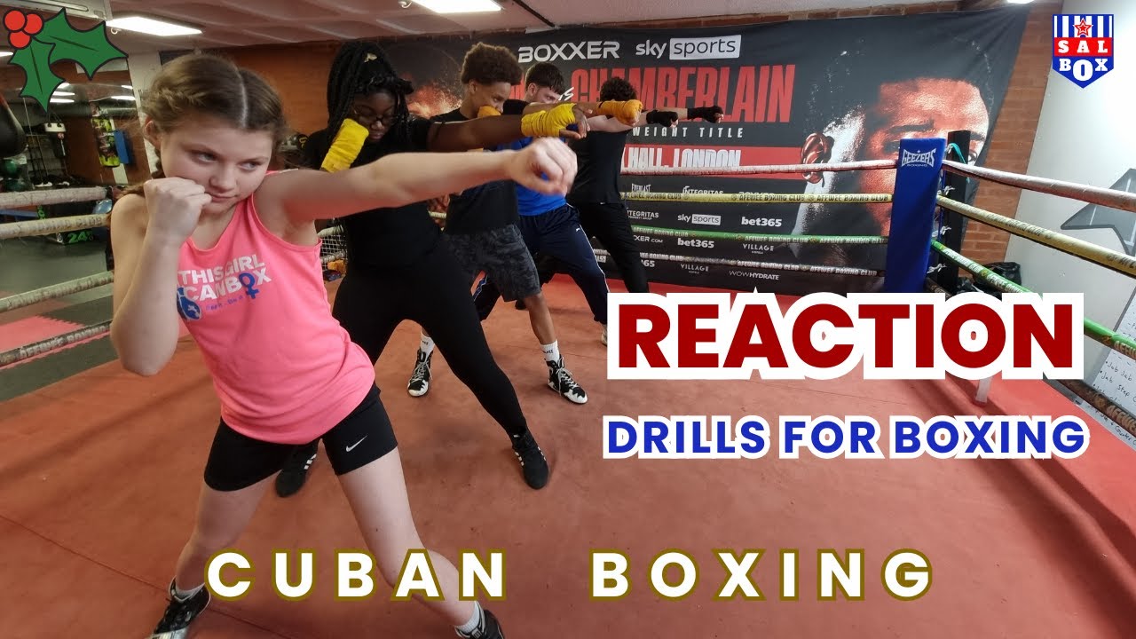 ⚡ REACTION DRILLS FOR BOXING - CHRISTMAS EDITION 🎄 background