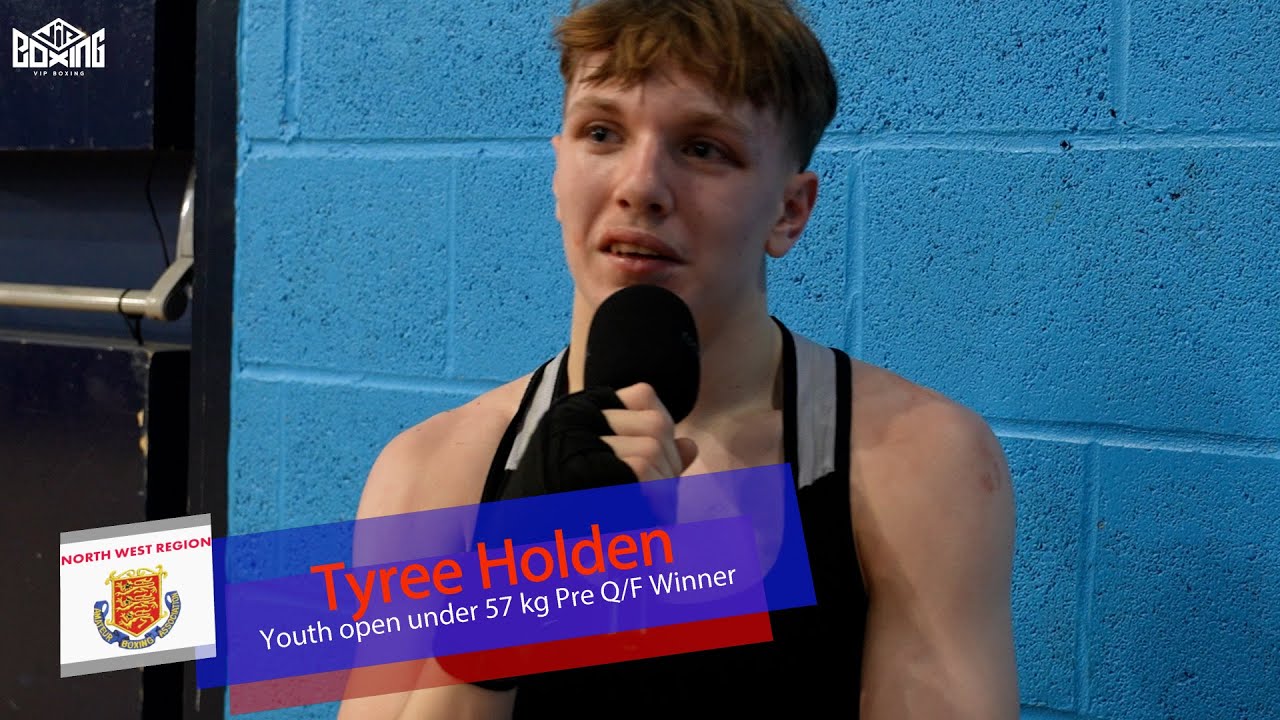 Tyree Holden | Post Fight Interview | 57kg Youth Quarter Finalist background