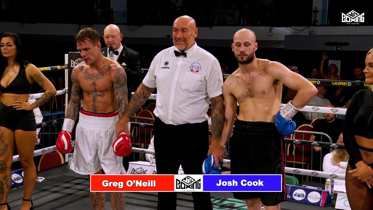GREG O'NEIL V JOSH COOK - FULL FIGHT Rainton Arena 26th October 2024 background