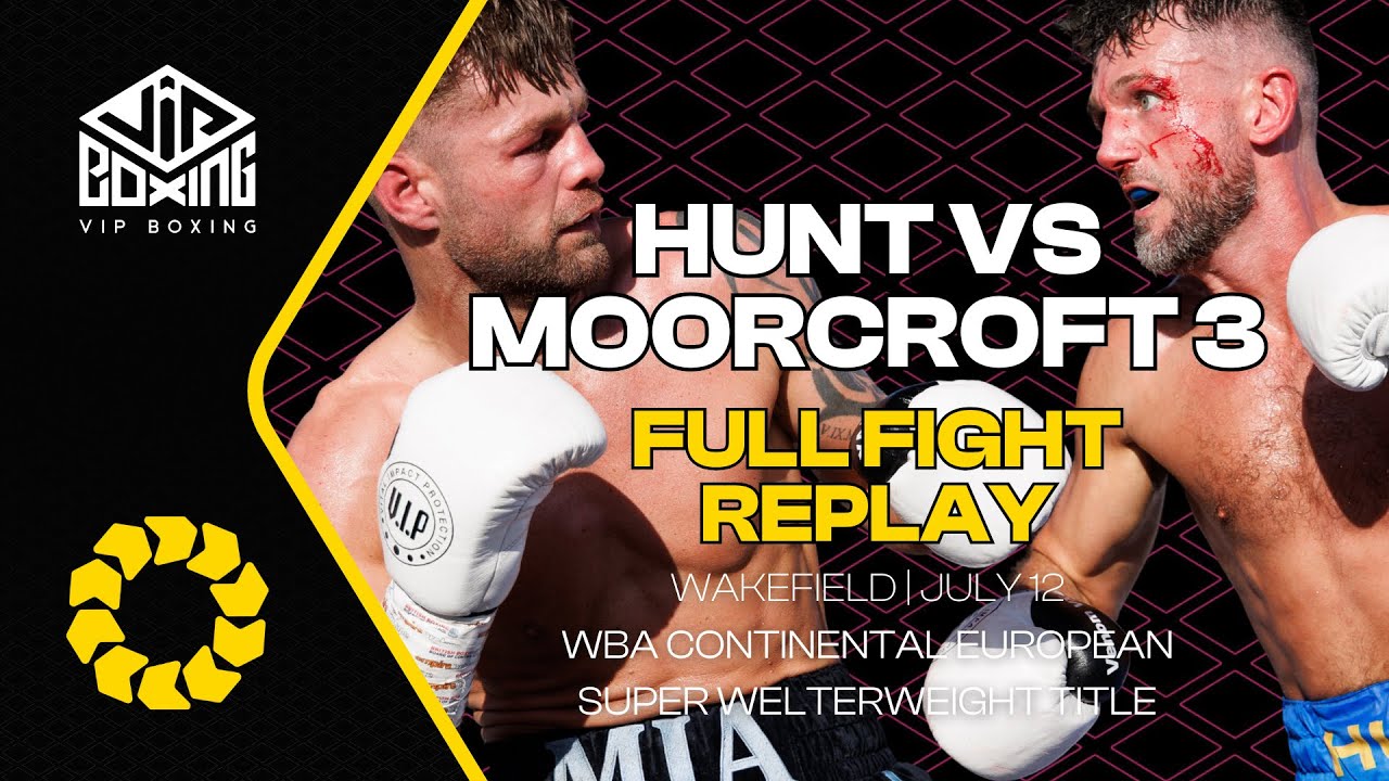 FULL FIGHT | Dom Hunt vs James Moorcroft 3 | Wakefield | July 12 background