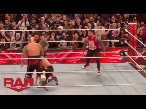 The Bloodline destroy Sami Zayn - WWE Raw 3/6/23