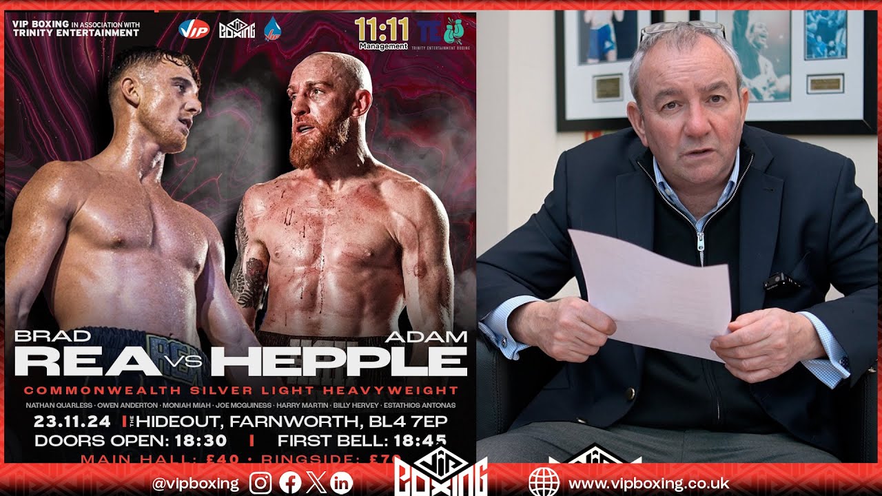 STEVE WOOD CONFIRMS BIG BOXING NEWS & RUNS THROUGH THE FARNWORTH SHOW LINEUP! (NOVEMBER 23RD) background