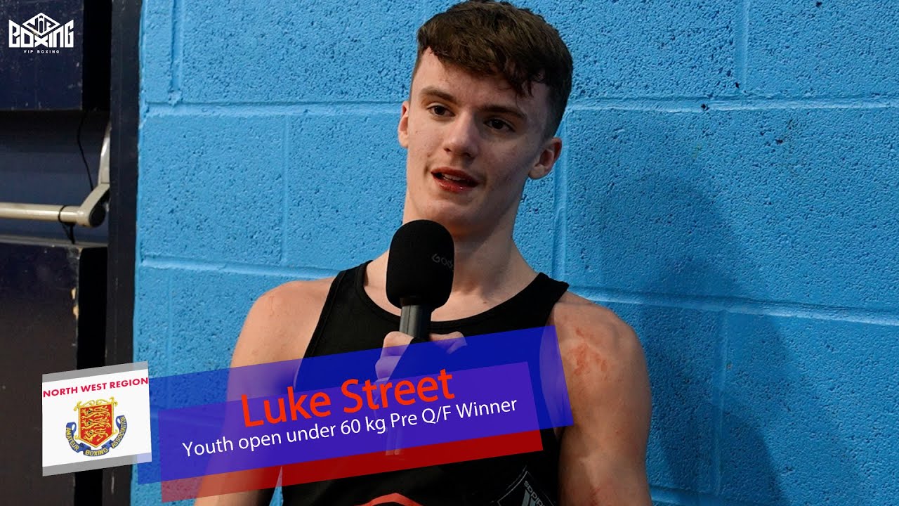 Luke Street | Post Fight Interview | 60kg Youth Quarter Finalist background