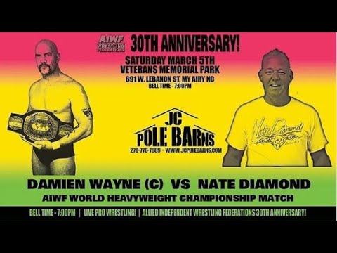 AIWF Ringside Wrestling 2.24.2022 background