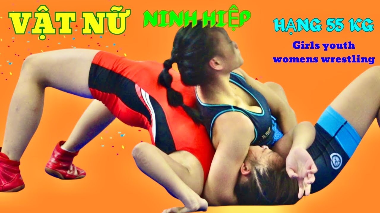 🌹VẬT NỮ- Gái trẻ vật giỏi 13 - 16 HẠNG 55 KG Cúp taxi Ninh Hiệp năm 2025 women's Wrestling background