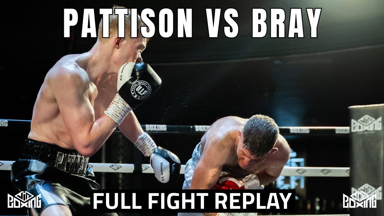 Alex Pattison v Jake Bray | Full Fight Replay background