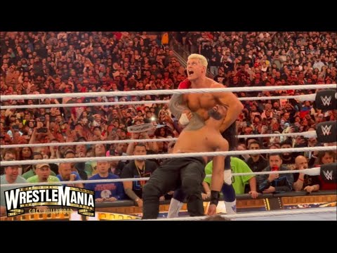Cody Rhodes vs Roman Reigns Undisputed Championship Full Match - Wrestlemania 39