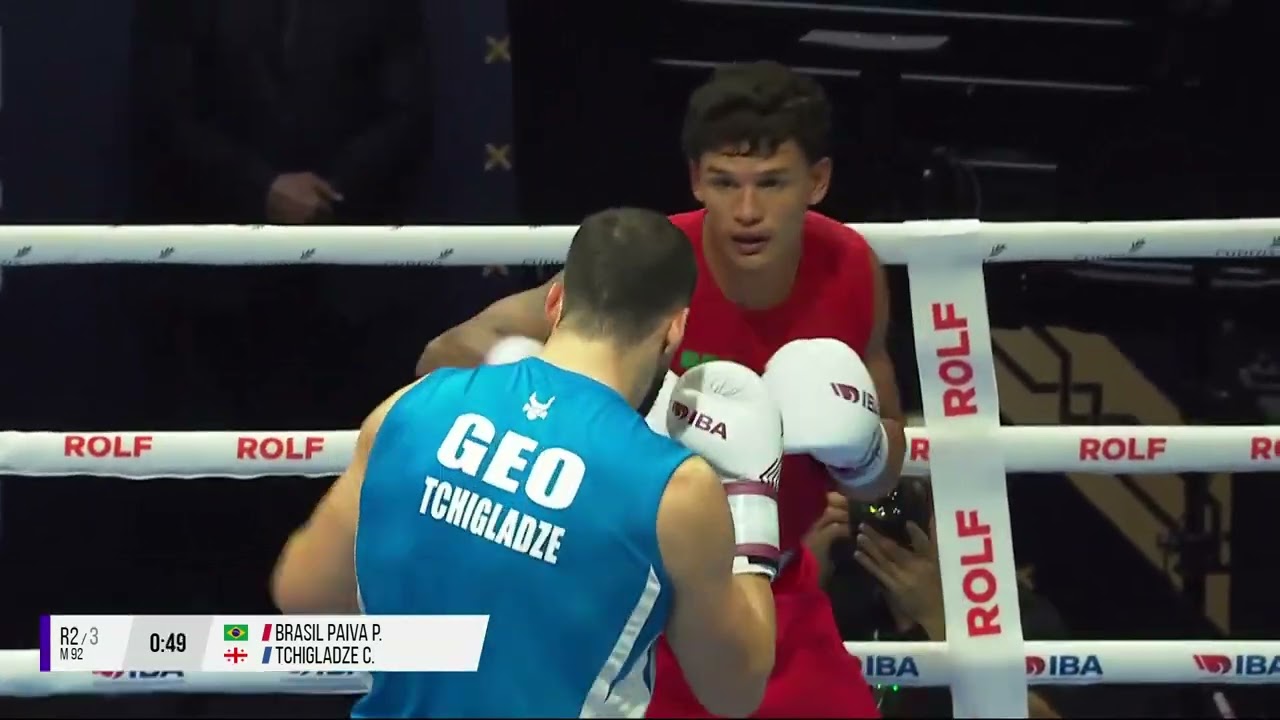 Kalil Paiva (BRA) vs. Giorgi Tchigladze (GEO) IBA World Championships 2025 (92kg)