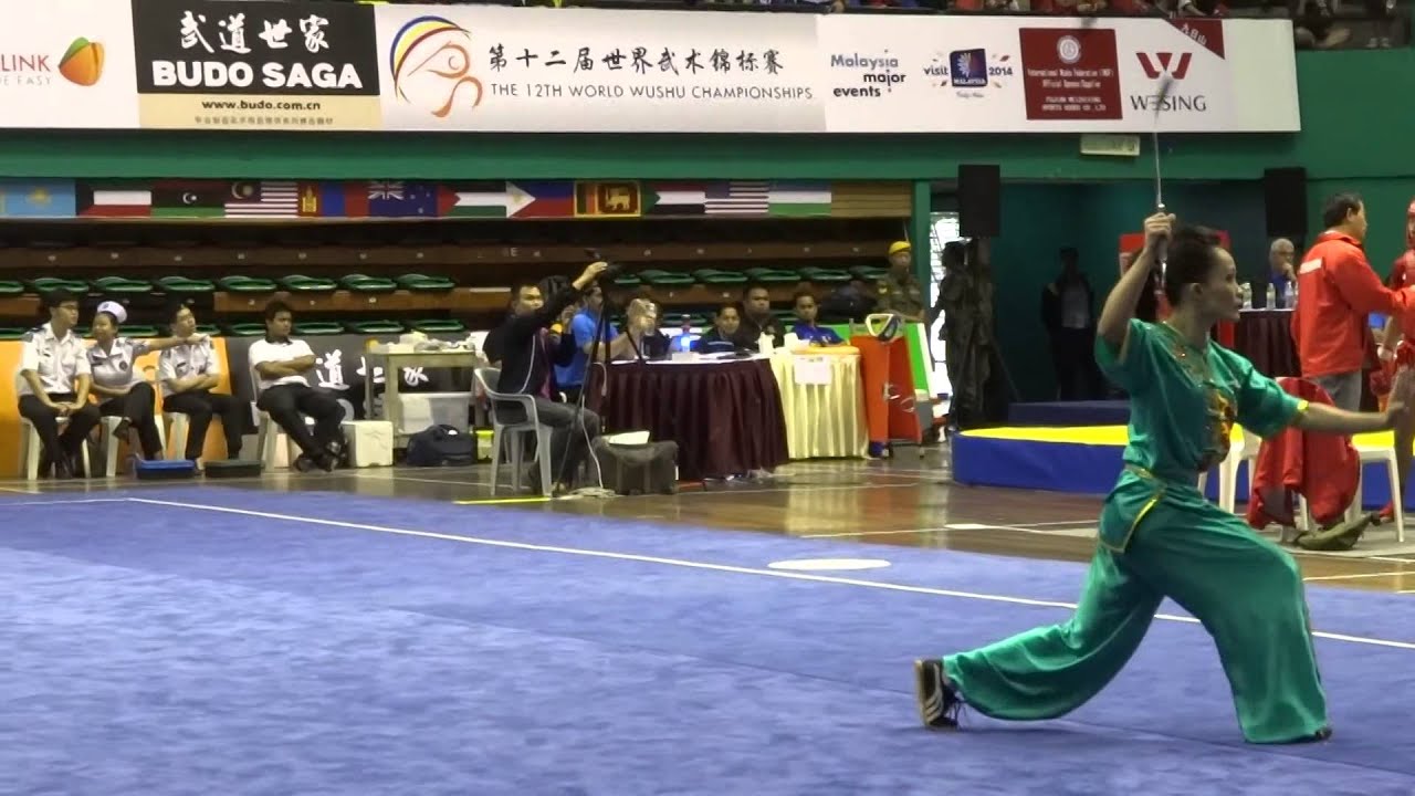 12th World Wushu Championships, Women Nandao MAS Diana Bong Siong Lin 黄湘琳 9.66