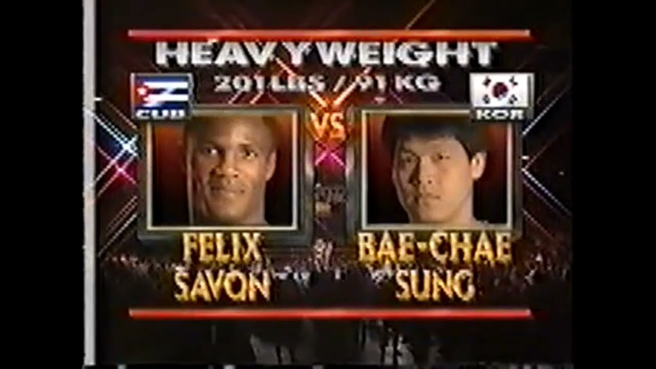 Félix Savón (CUB) vs. Sung Bae-Chae (KOR) AIBA Challenge Matches 1992 (91kg)