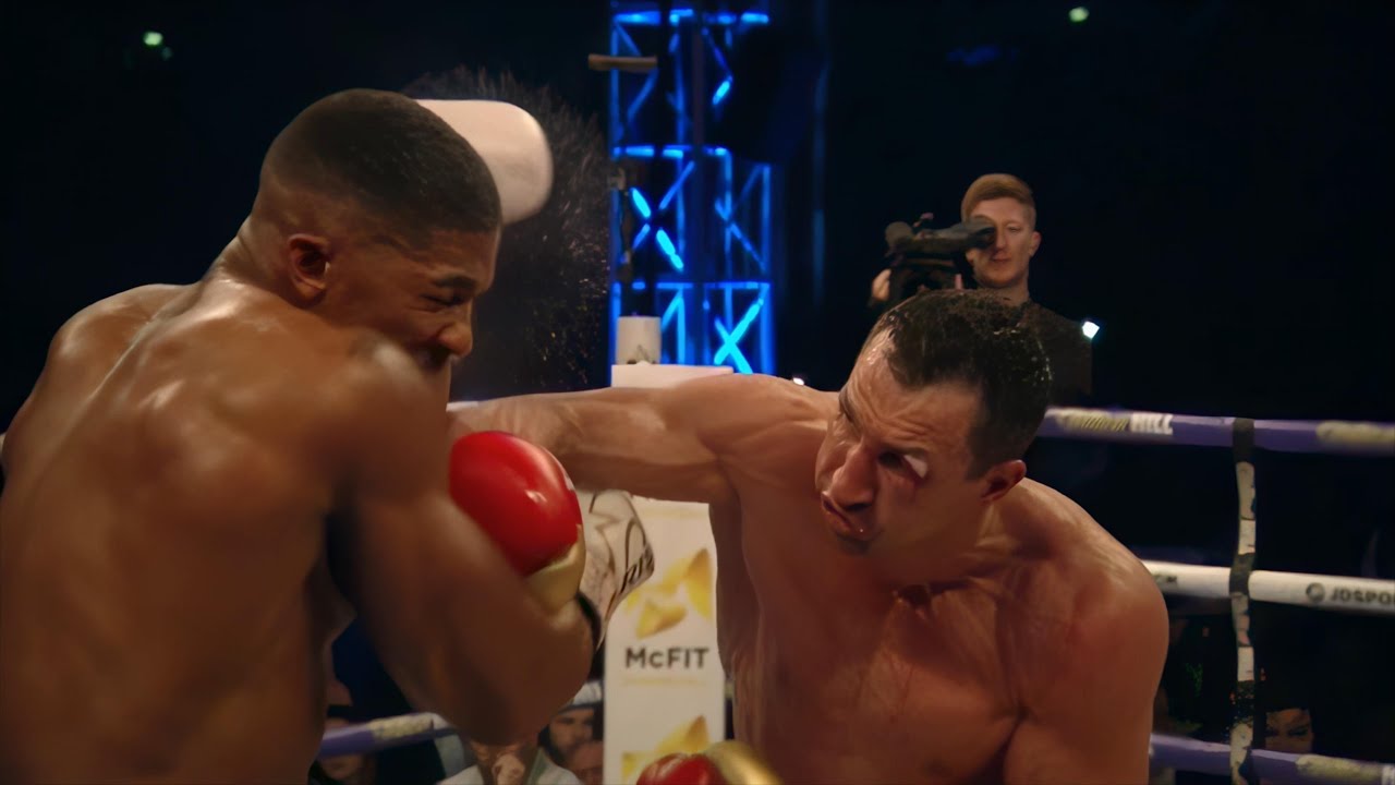 ANTHONY JOSHUA (UK) vs WLADIMIR KLITSCHKO (UKRAINE) FIGHT! background