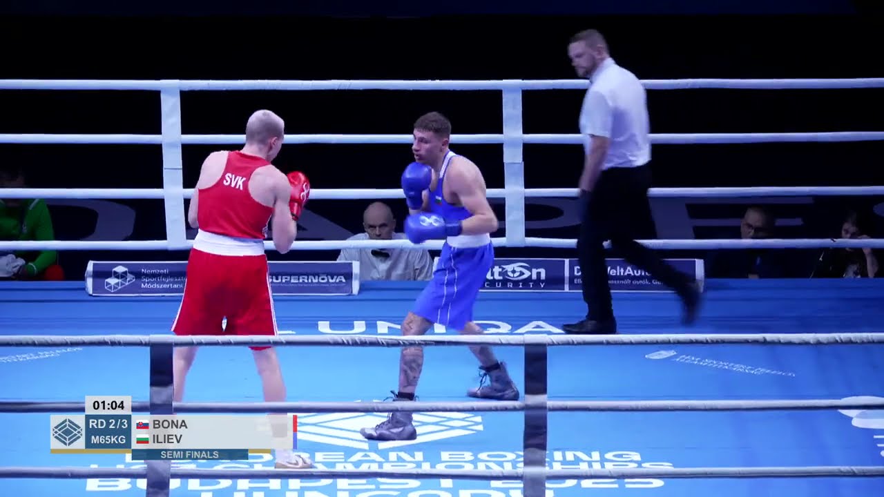 Viktorio Iliev (BUL) vs. Juraj Bóna (SVK) European U23 Championships 2025 SF's (65kg)