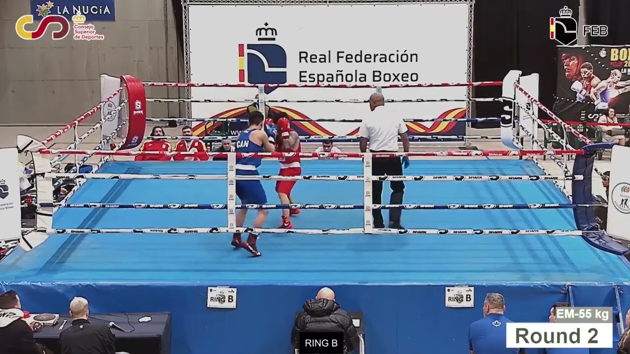 Max Tomines (CAN) vs. Martín Molina (ESP) Boxam Tournament 2026 (55kg)