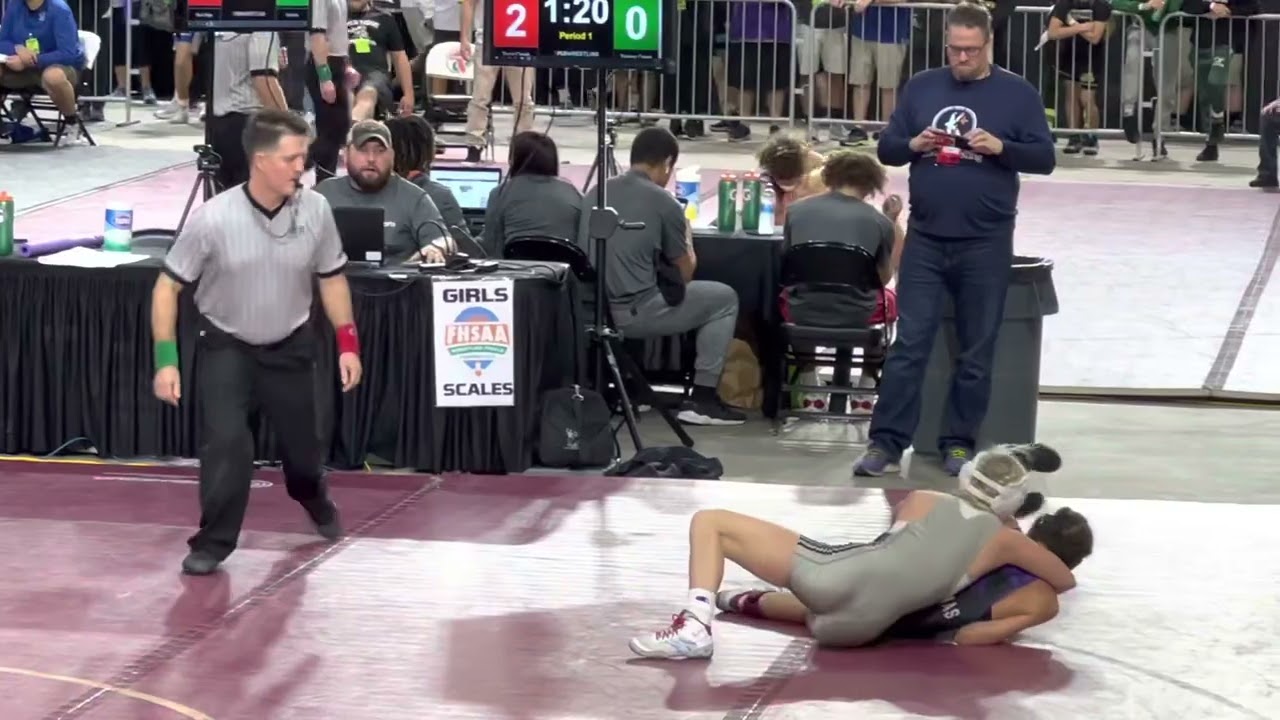 2022 FHSAA Girls States 122 lbs (Brielle Bibla/Taylor Thomas) background