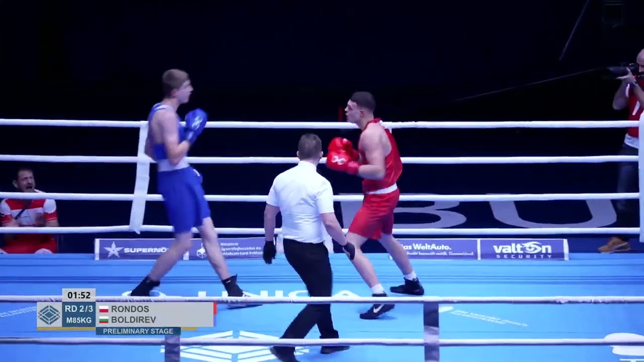 Semion Boldirev (BUL) vs. Igor Rondoś (POL) European U23 Championships 2025 (85kg)