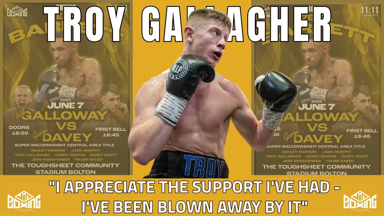 I APPRECIATE THE SUPPORT I’VE HAD… I’VE BEEN BLOWN AWAY BY IT | Troy Gallagher returns to Bolton